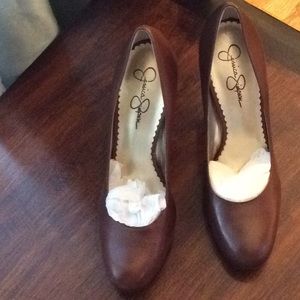 Jessica Simpson size 10 brown 4” heels new